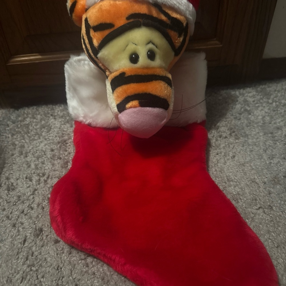 vintage winnie the pooh tigger stocking